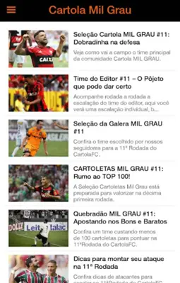 Cartola MIL GRAU android App screenshot 2